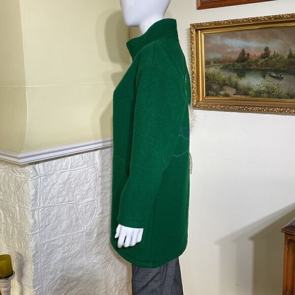 Vintage Original Yukon Parka 100% Wool Handcrafted Appliqué Genuine Fur - Picture 5 of 16